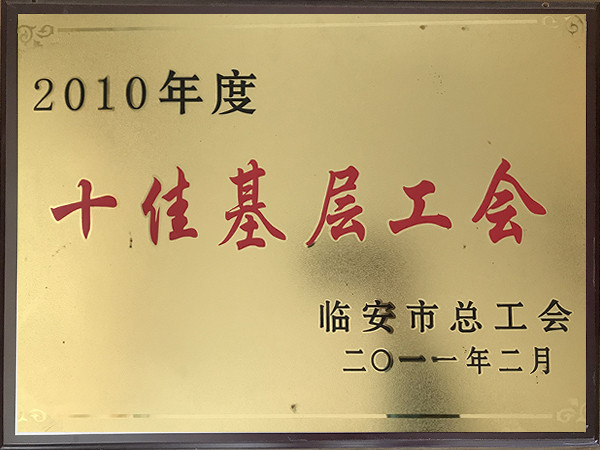 2010年度十佳基層工會(huì)