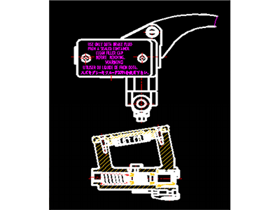 盤(pán)式制動(dòng)器之液壓主缸部分